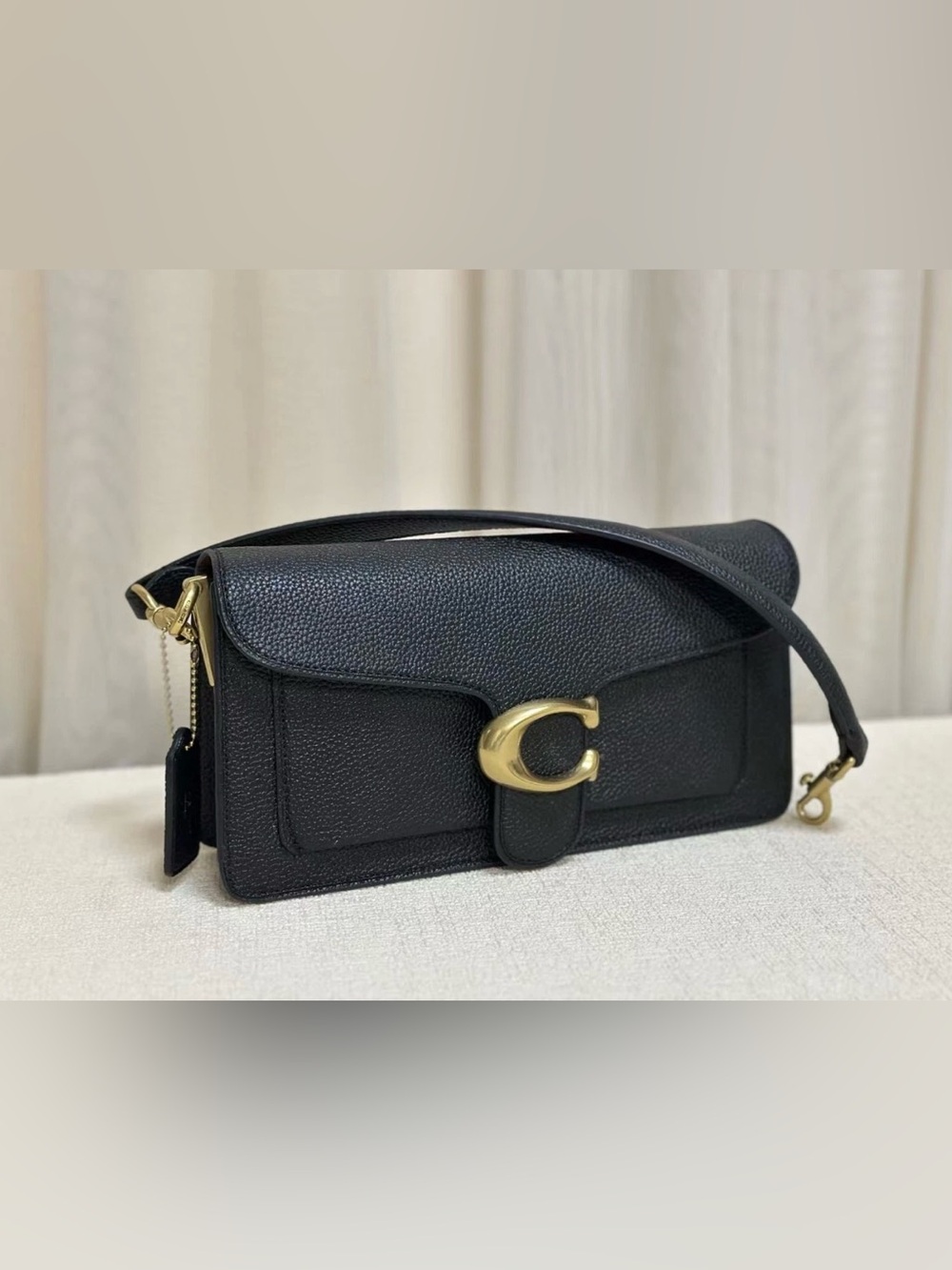 COACH 73995 Tabby 26 Shoulder Bag 2Way Crossbody Black Leather - Picture 15 of 15